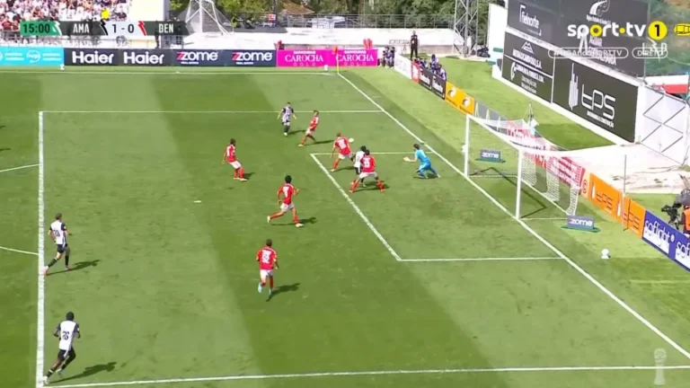 O golo do Amarante que derrotou o Benfica B na II Liga